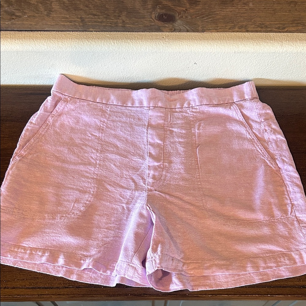 Banana Republic lavender linen Shorts